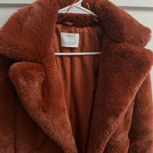 BERSHKA FUR COAT